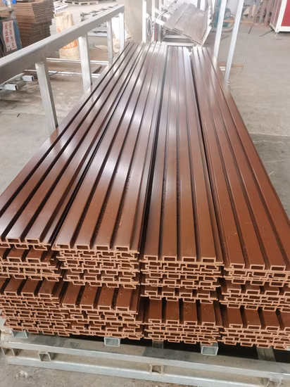 屋外フェンス全体セットサイズ 1.8 MX 1.8 メートル (6X6FT) 建築材料複合フェンス木材複合 WPC 装飾ガーデンフェンス中国卸売 WPC フェンスパネル