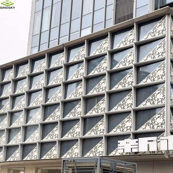 佛山の装飾的な新しい建築材料の内部外部アルミニウム音響レーザー カット壁パネル